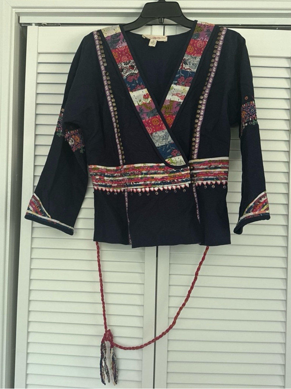 Anthropologie Embroidered Jacket